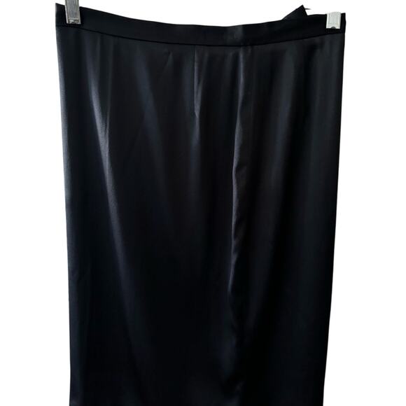 Dolce & Gabbana Black Pencil Silk Skirt Size EU 40 US 10 - Picture 3 of 6